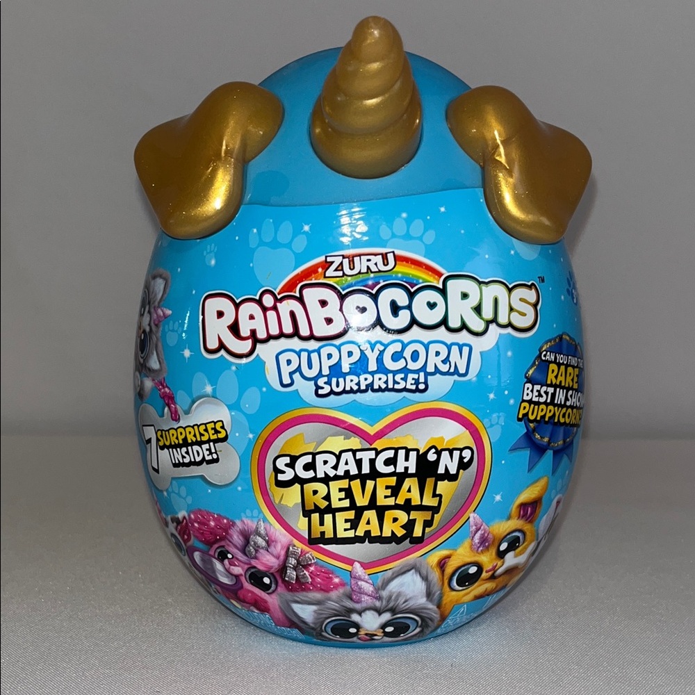 Zuru Rainbocorns Puppycorn Surprise Egg - Blue and Gold